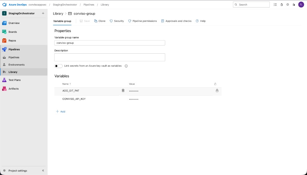 Step 4 - Variable Group
