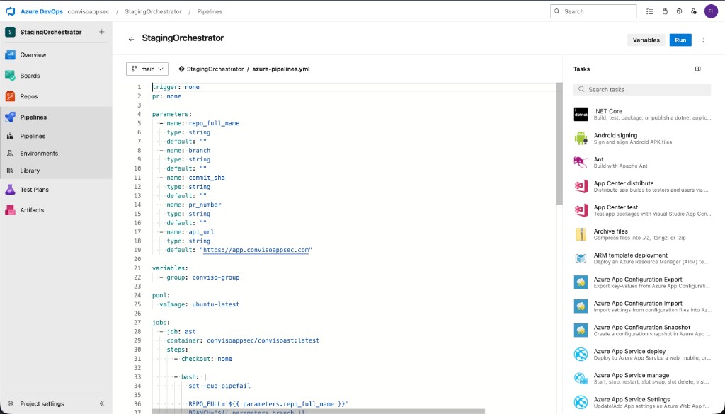 Step 5 - Pipeline YAML