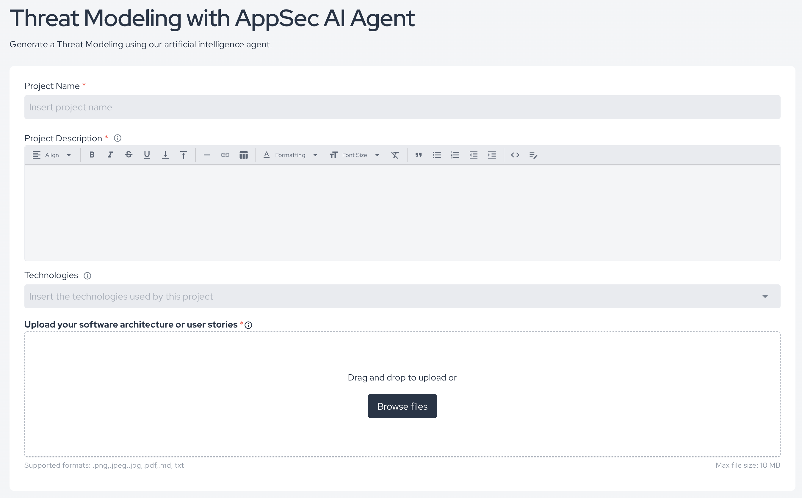 Threat Modeling with AppSec AI Agent